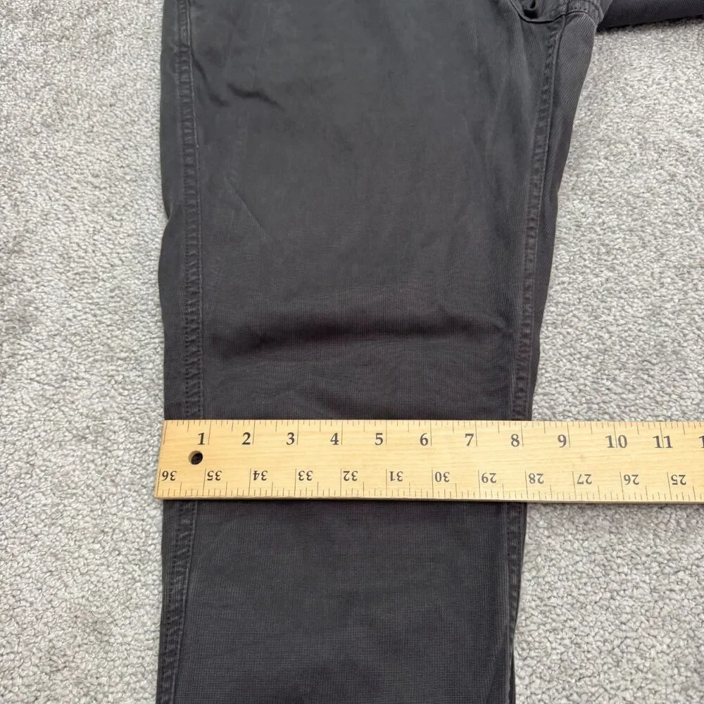 Bonobos Tailored Fit Chino Pants Mens 35x30 Dark Gray Straight Corduroy 5-Pocket